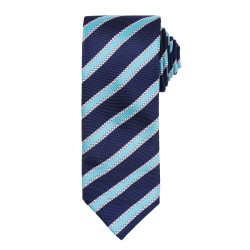 Waffle stripe tie