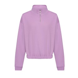 WOMEN'S CROPPED 1/4 ZIP SWEAT