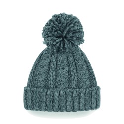 Cable Knit Melange Beanie