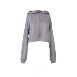 WOMEN'S CROPPED FLEECE HOODIE