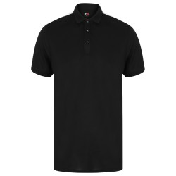 Contrast panel polo