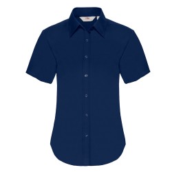 Ladies Short Sleeve Oxford...