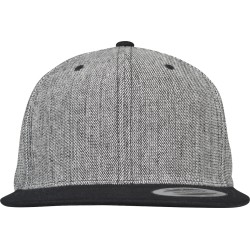 Melange Solid Snapback