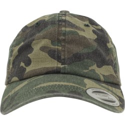 Low Profile Camo Washed Cap