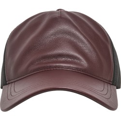 Leather Trucker Cap