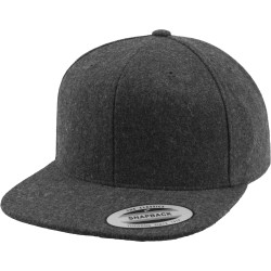 Melton Wool Snapback Cap