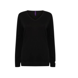 LADIES' V-NECK JUMPER