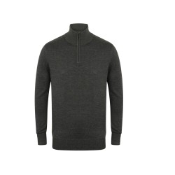 MEN'S KNITTED QUARTER ZIP...