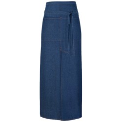 Jeans Bistro Apron with Split