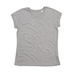 Women`s Organic Roll Sleeve T