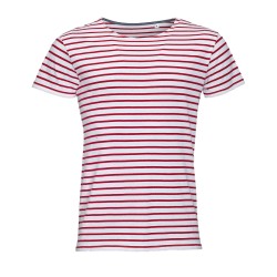 Men´s Round Neck Striped...