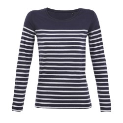 Women´s Long Sleeve Striped...