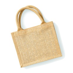 Shimmer Jute Mini Gift Bag