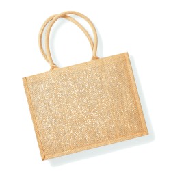 Shimmer Jute Shopper