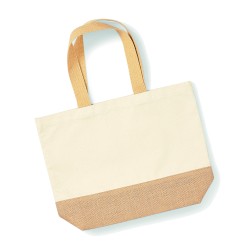 Jute Base Canvas Tote