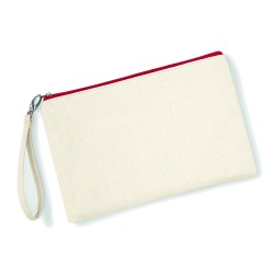 Canvas Wristlet Pouch