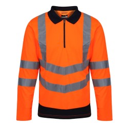 Pro Hi-Vis Long Sleeve Polo...