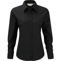 Ladies' Long-Sleeved Oxford...