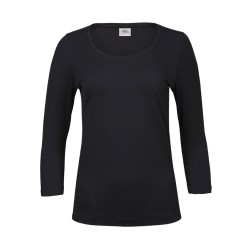 WOMENS STRETCH 3/4 SLEEVE TEE